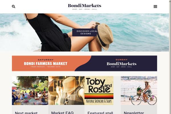 bondimarkets.com.au site used Thepav