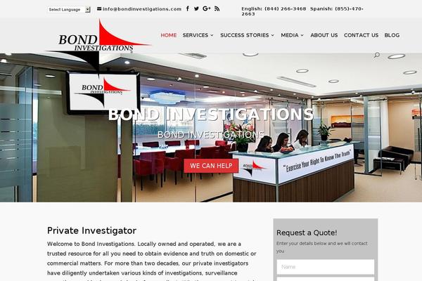 bondinvestigations.com site used Bondivestigation