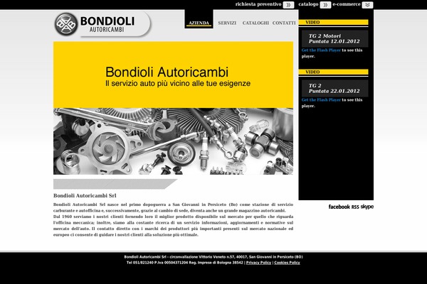 bondioliautoricambi.it site used Bondioliautoricambi