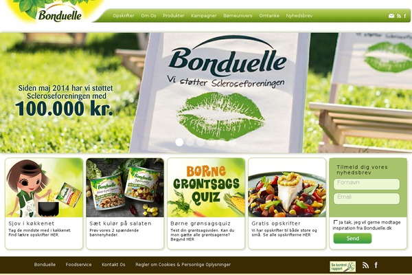 bonduelle.dk site used Bonduelle