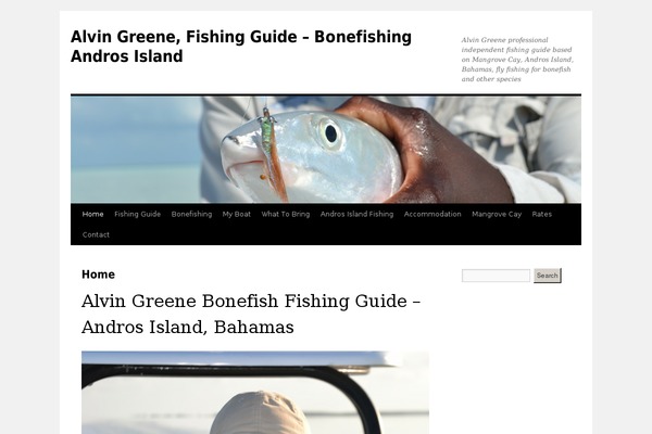 bonefishingandros.com site used Twenty Ten
