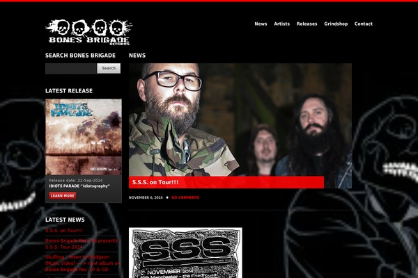 bonesbrigaderecords.com site used Bones3