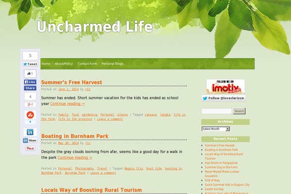 bongabonlife.com site used All Green