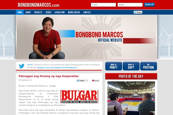 bongbongmarcos.com site used Bbm