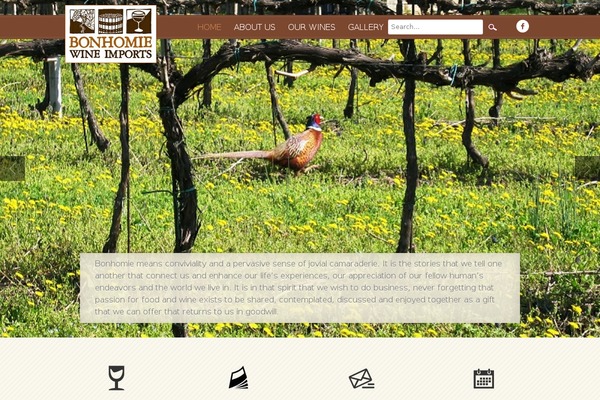 Food & Wine theme site design template sample