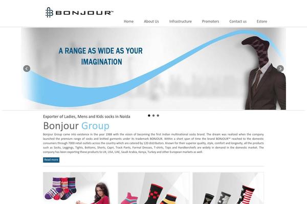 bonjour theme websites examples