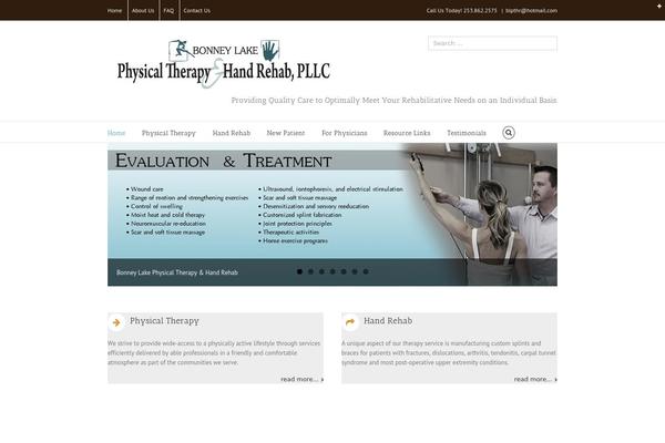 bonneylaketherapy.com site used Avada