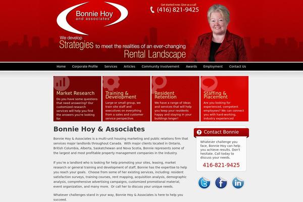 bonniehoy.com site used Bonnie