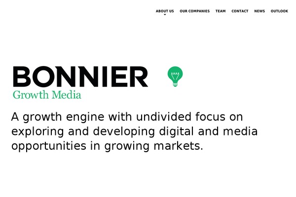 bonnier theme websites examples