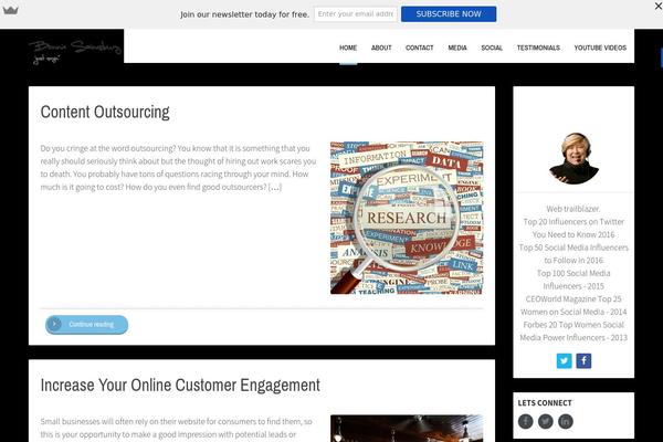 Storied theme site design template sample