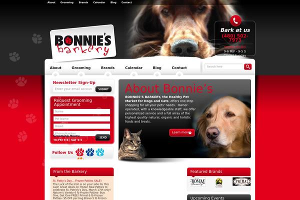 bonniesbarkery.com site used Petstore