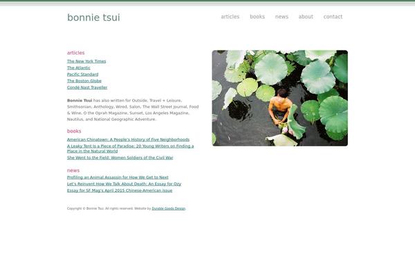 bonnietsui.com site used Bonnie