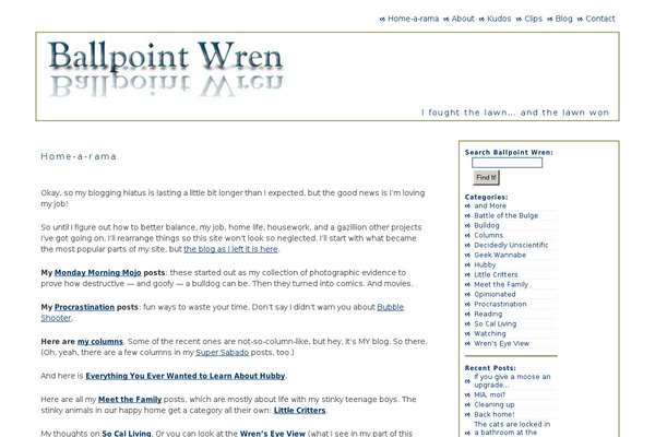 WordPress website example screenshot