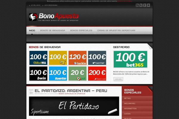bonoapuesta.es site used StreamLine