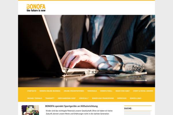bonofa WordPress theme, websites list used bonofa theme bonofa theme websites examples