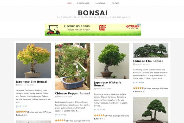 bonsai.in site used Courier