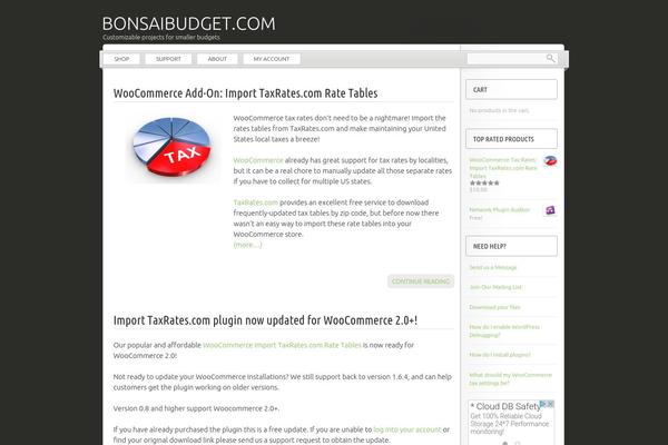 bonsaibudget.com site used Lightword-remix