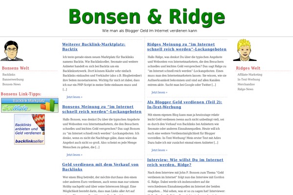 bonsenridge.de site used Ygocms-10