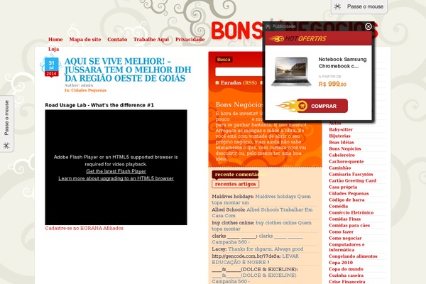bonsnegocios-am.com site used Dilectio