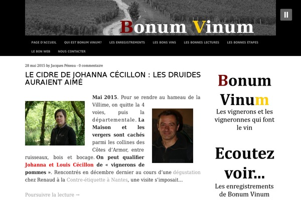 bonumvinum.eu site used Admin