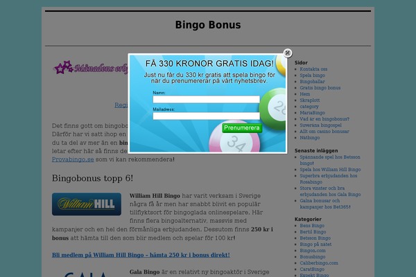 bonusbingo.se site used Bingoblogg