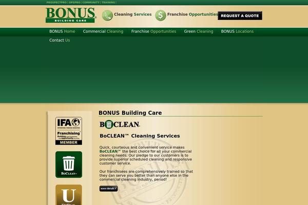 bonusbuildingcare.com site used Bonusbuildingcare