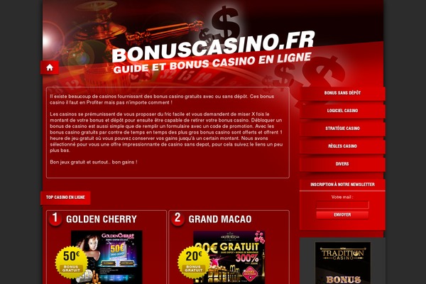 bonuscasino.fr site used Bonuscasino