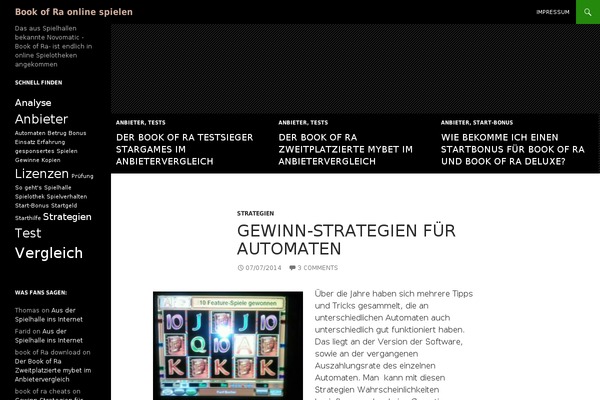 Twenty Fourteen theme site design template sample