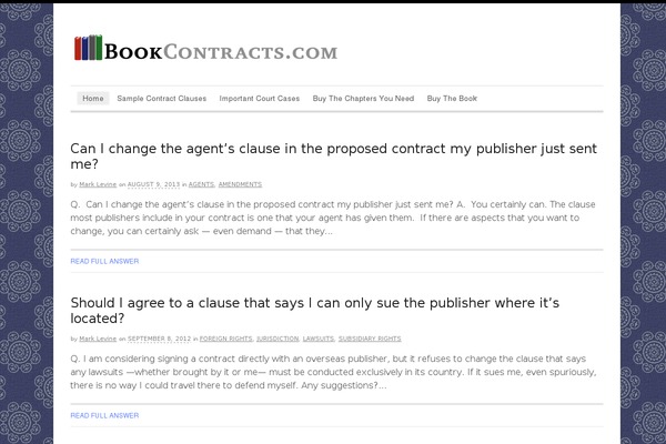 bookcontracts.com site used Booky