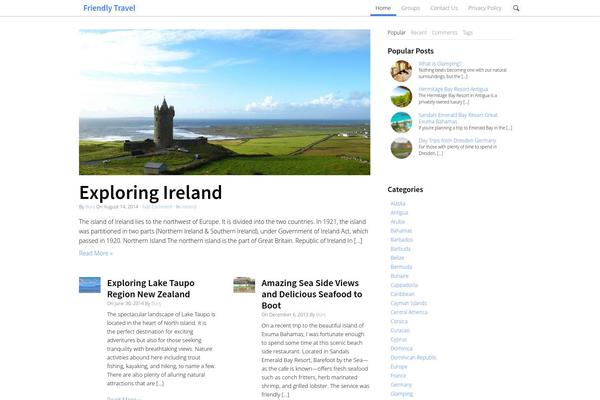 DMS theme site design template sample