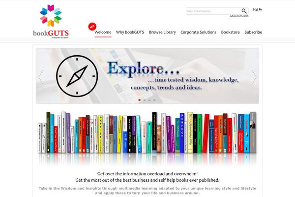 bookguts.com site used Membership