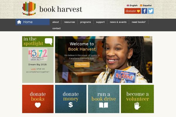 bookharvestnc.org site used Bookharvest