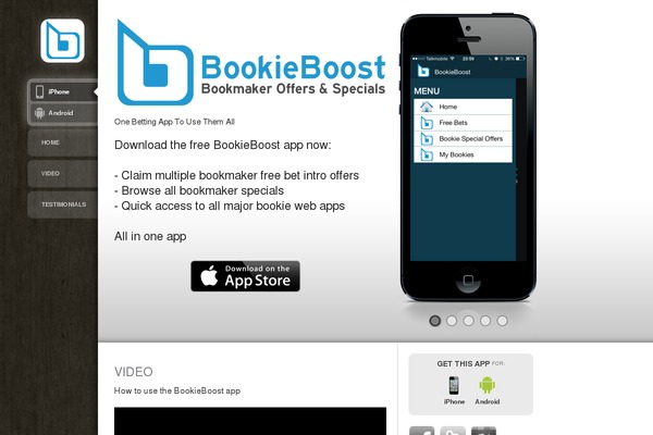 bookieboost.com site used Appifywp