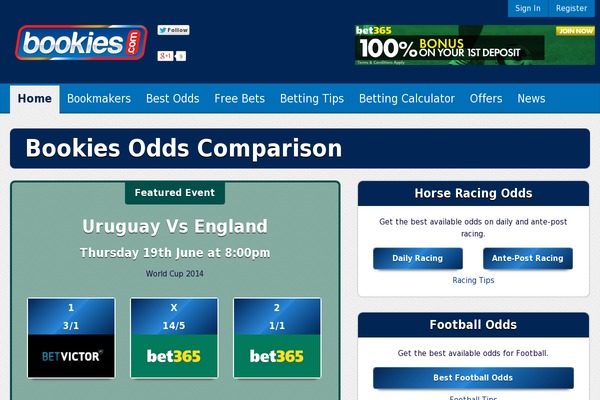 bookmaker theme websites examples