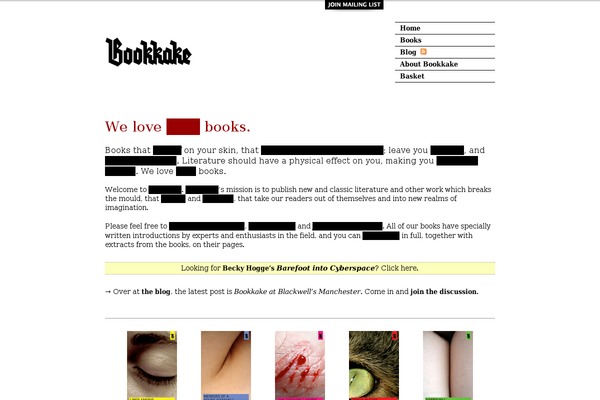 bookkake.com site used Dirty