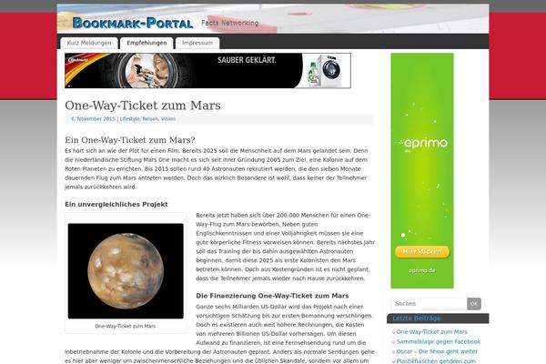 Mantra theme site design template sample