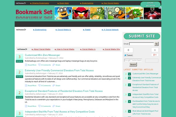 WordPress website example screenshot