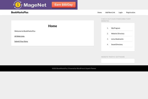 Bloggist theme site design template sample