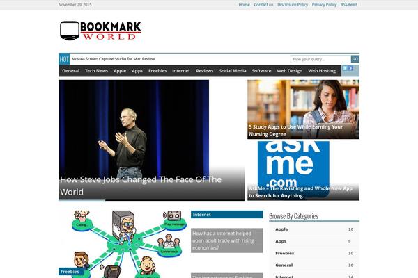 bookmarkworld.info site used Generalpress-codebase