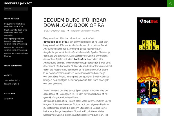 WordPress website example screenshot