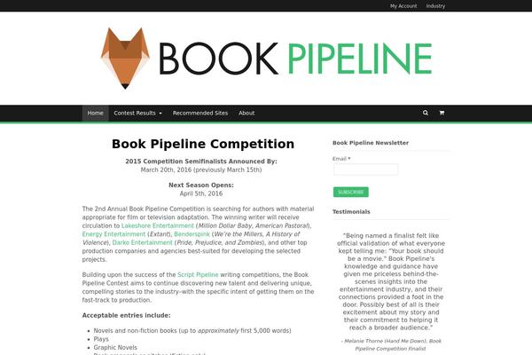 bookpipeline.com site used Salient-sp