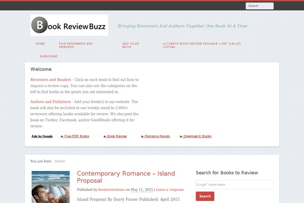 bookreviewbuzz.com site used Plain-blogrid