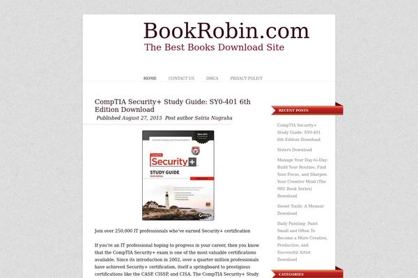 bookrobin.com site used Book inspiration