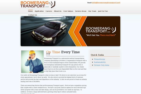 boomerangtransport.net site used Twentyeleven-child