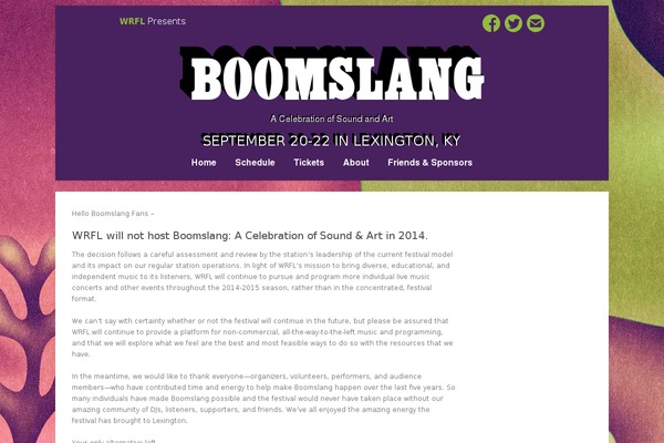 boomslangfest.com site used Boomslang2013