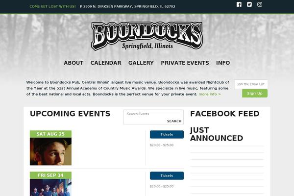 boondockspub.com site used Boondocks