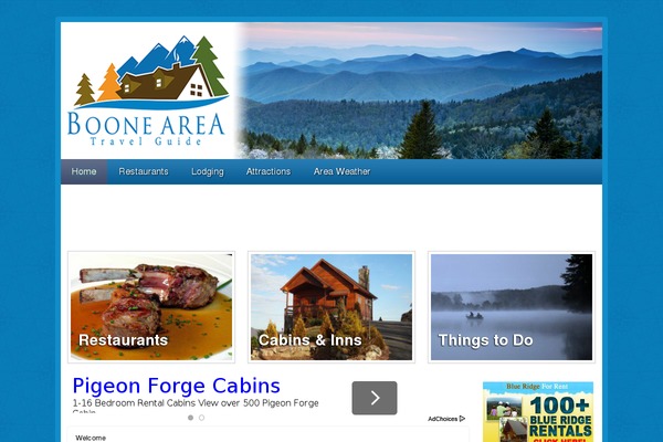 WordPress website example screenshot