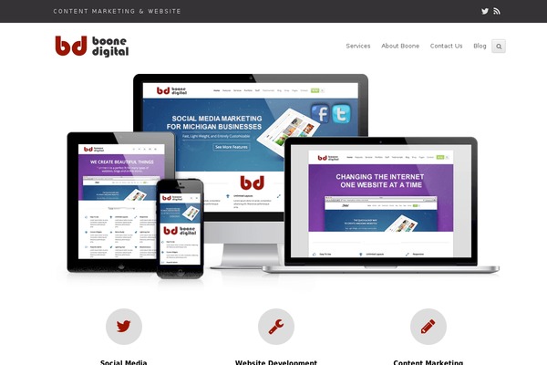 WordPress website example screenshot