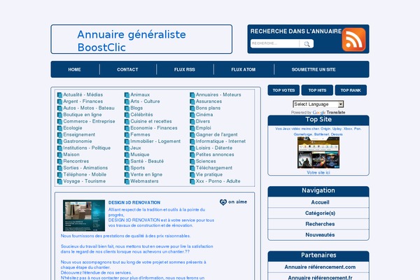 boostclic.fr site used Vilva-child