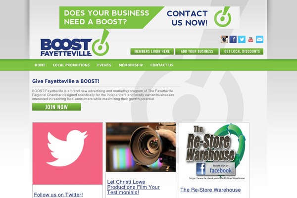 boostfayetteville.com site used 219group